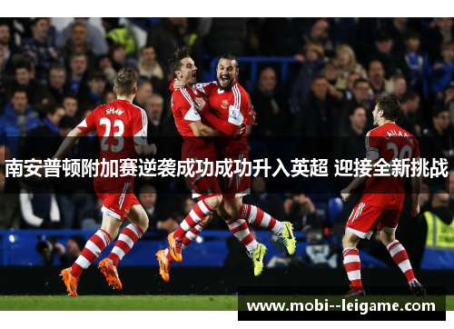 南安普顿附加赛逆袭成功成功升入英超 迎接全新挑战 南安普顿附加赛逆袭成功成功升入英超 迎接全新挑战